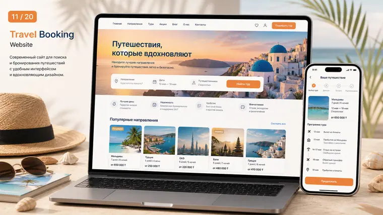 Портфолио: Travel Booking