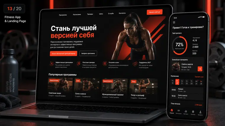 Портфолио: Fitness Platform