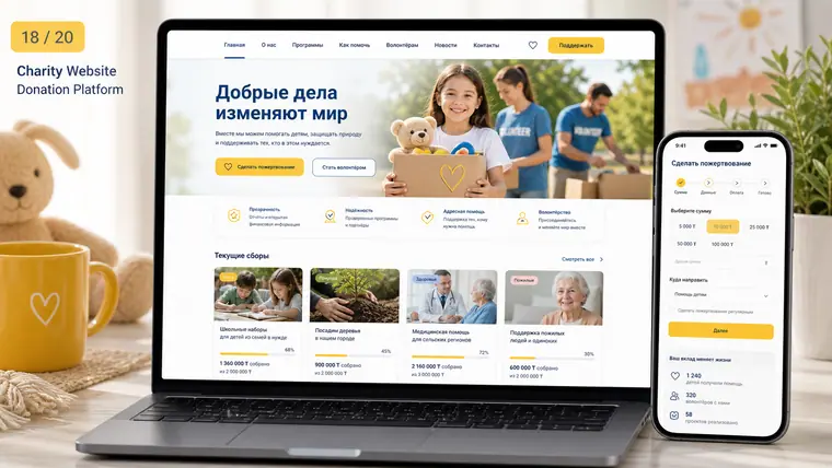 Портфолио: Charity Donation